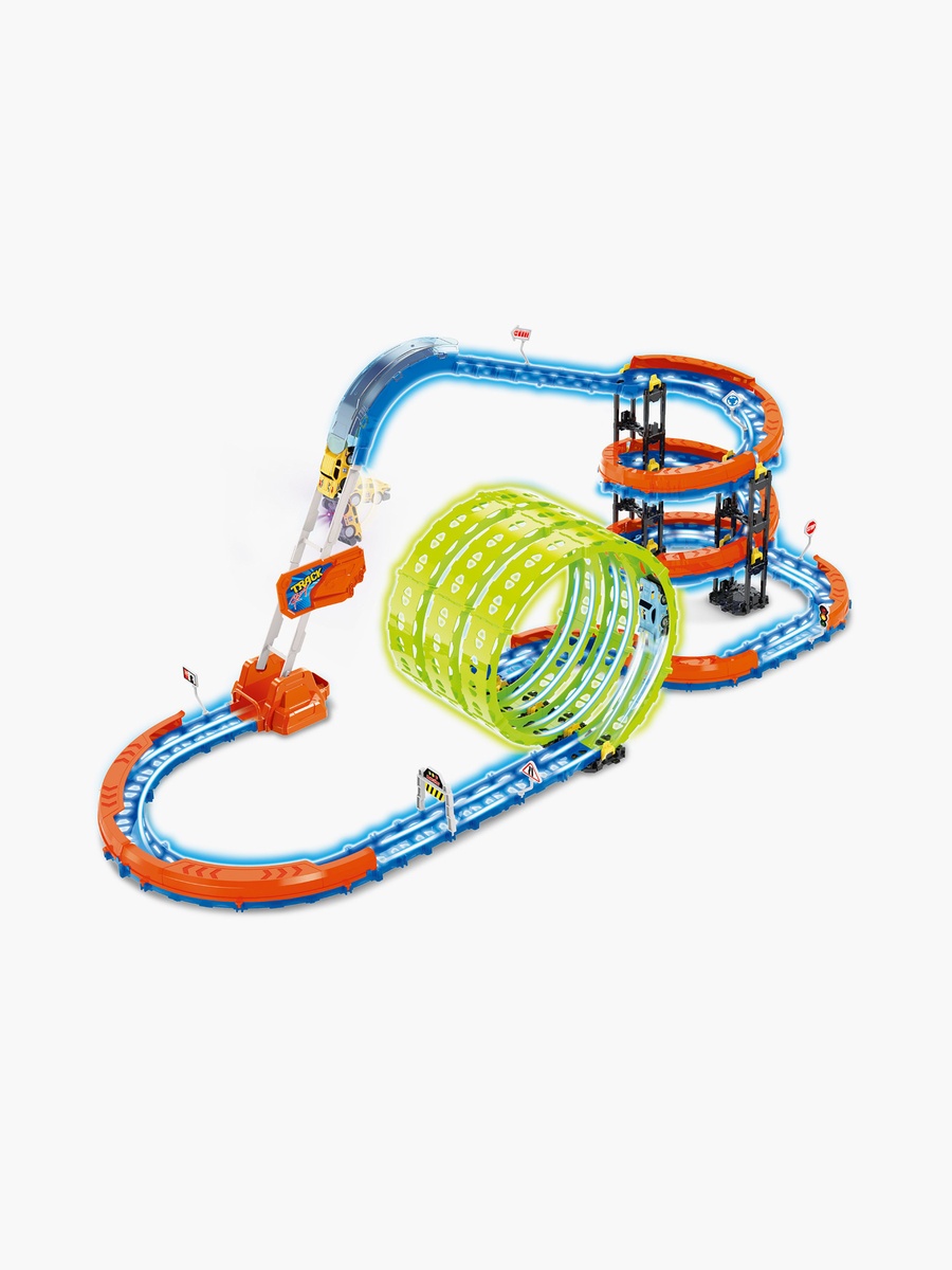 91-Piece Glow Flip Track Playset