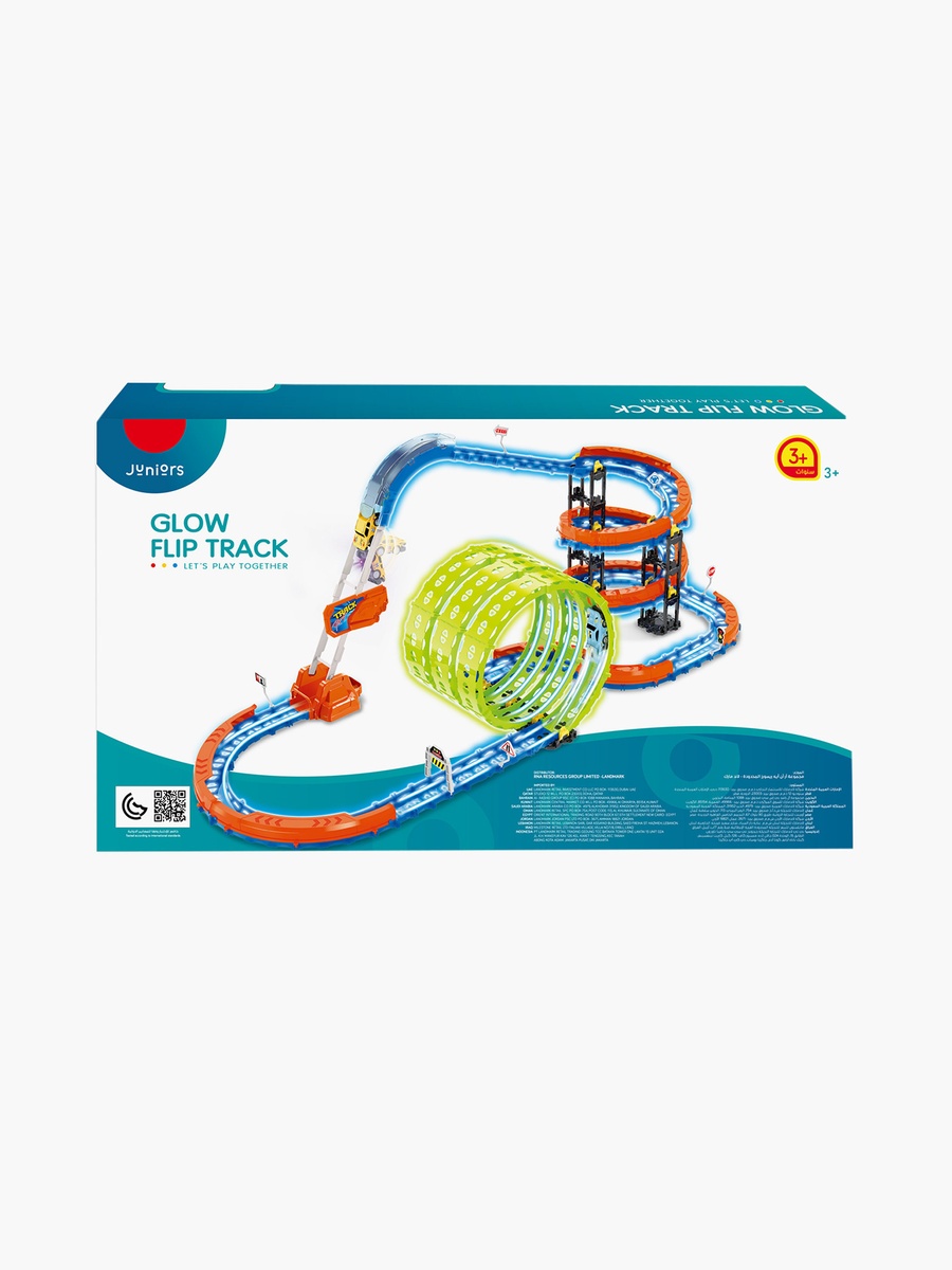 91-Piece Glow Flip Track Playset