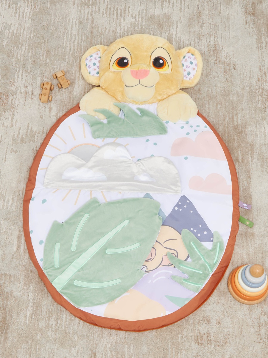 Sensory Playmat with Baby Lion King Print