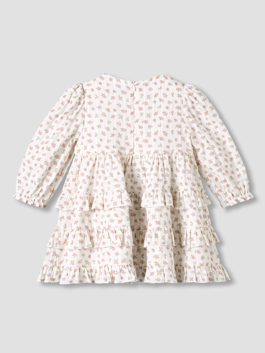Round Neck Long Sleeve Dress with Hairband