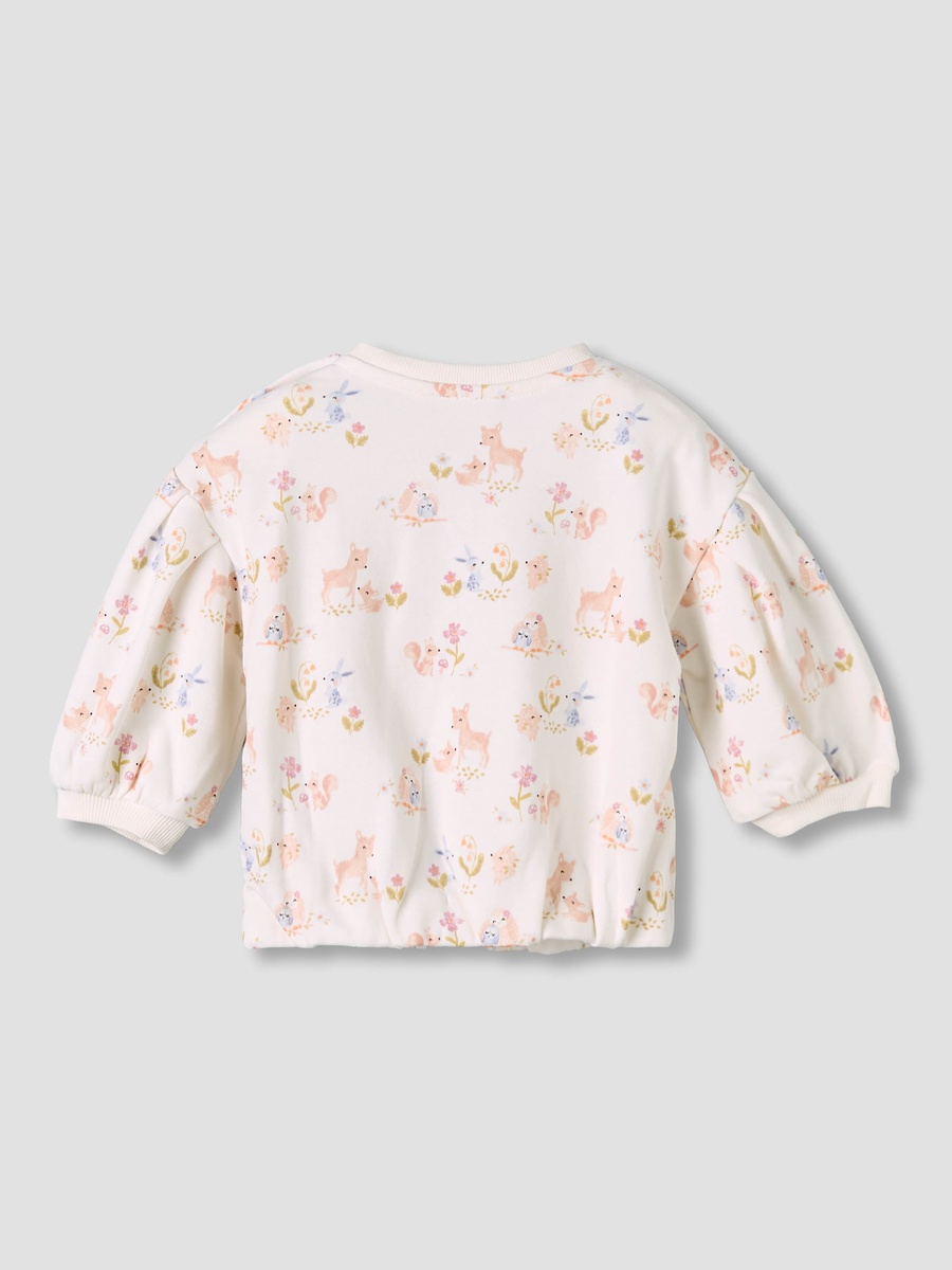 Animal Print Long Sleeves Sweatshirt