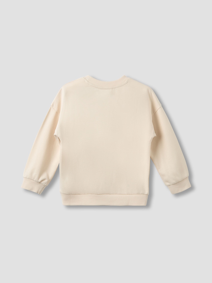 Chameleon Print Sweatshirt with Long Sleeves
