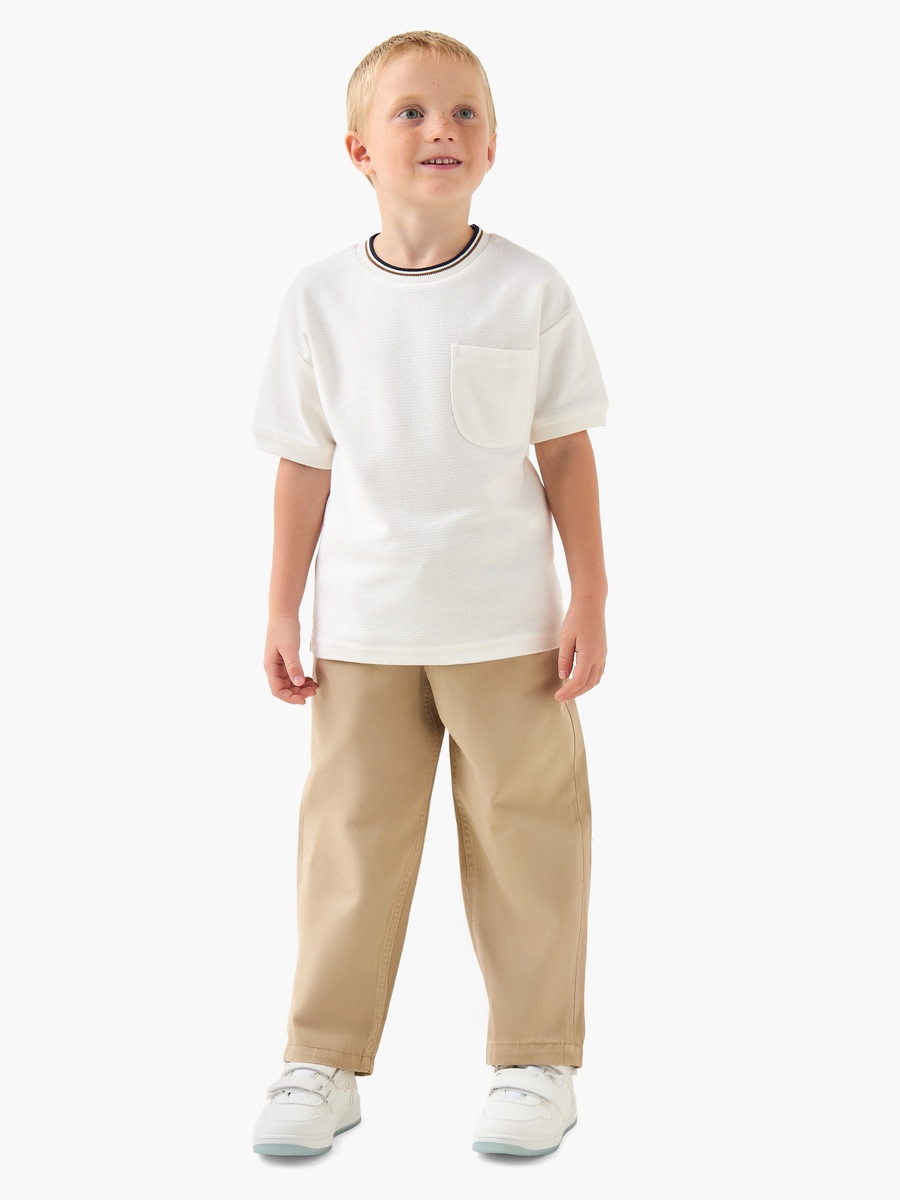 Loose Fit Trousers with Elasticated Waist