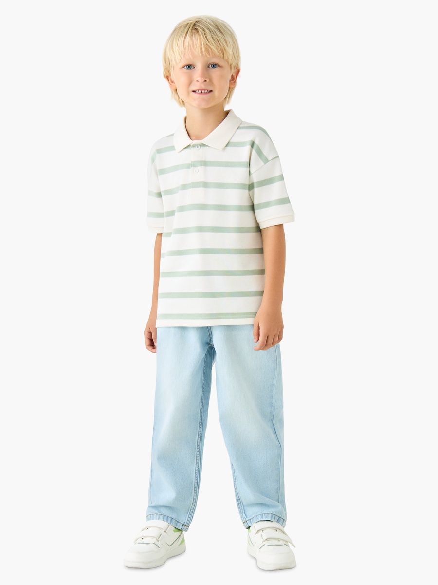 Elasticated Waist Jeans with Pockets