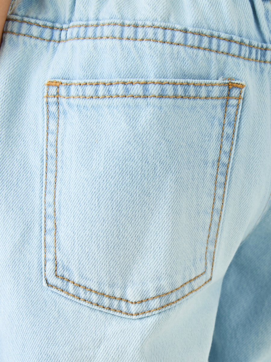Elasticated Waist Jeans with Pockets