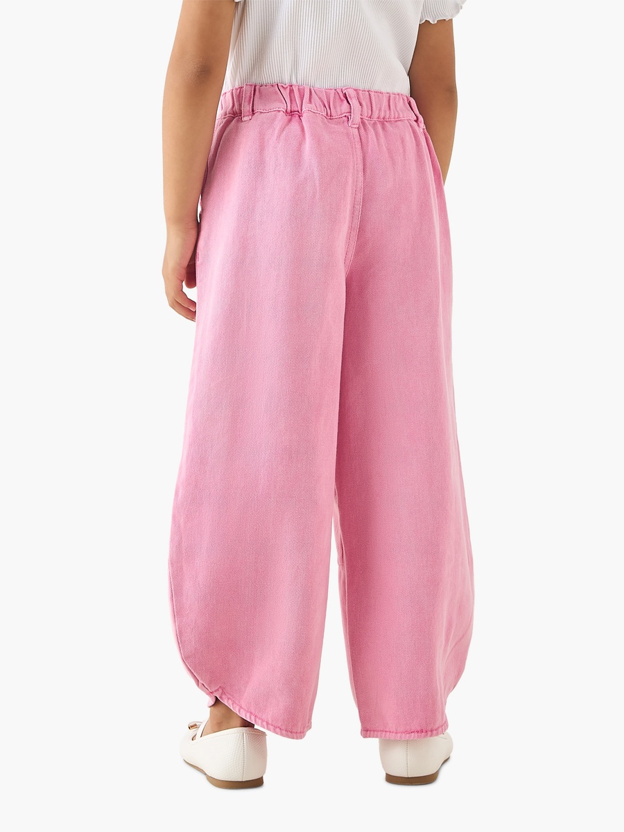 Relaxed Fit Trousers with Elastic Waist