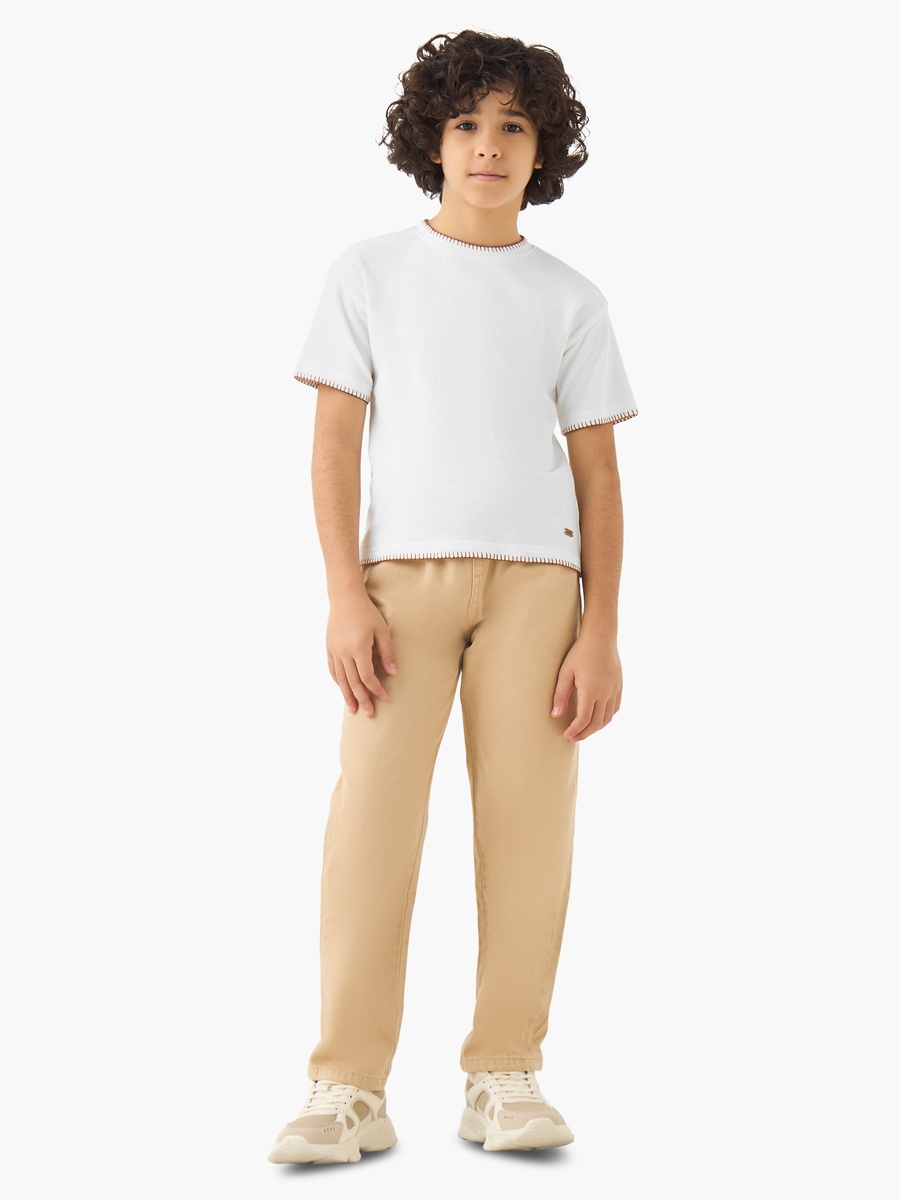 Trousers with Drawstring Closure