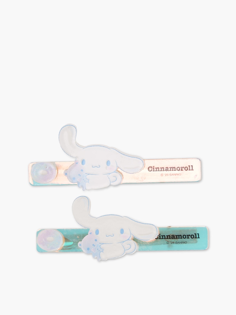 Pack of 2 Hair Clips with Cinnamoroll Accent