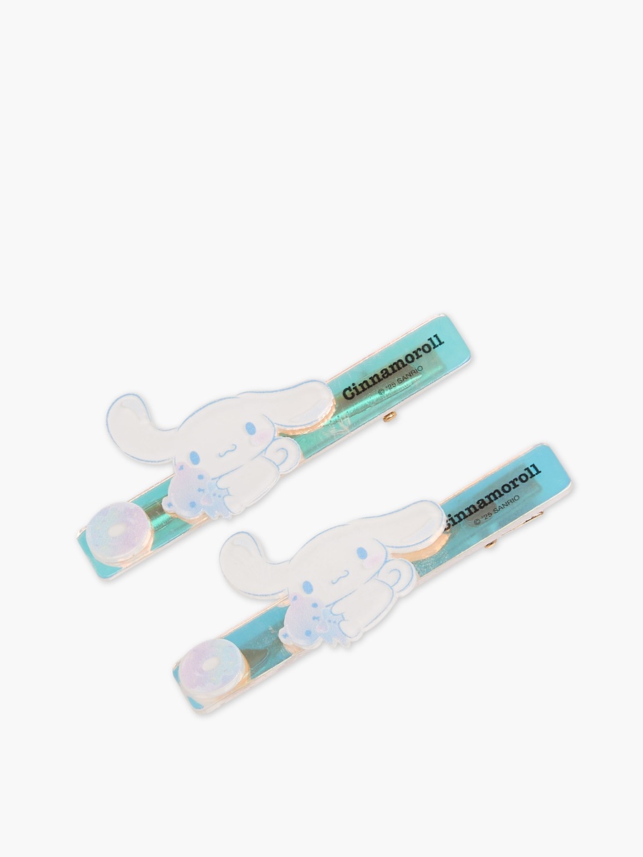 Pack of 2 Hair Clips with Cinnamoroll Accent