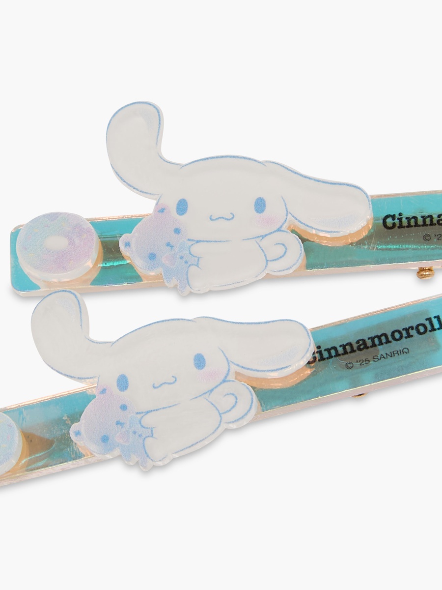Pack of 2 Hair Clips with Cinnamoroll Accent
