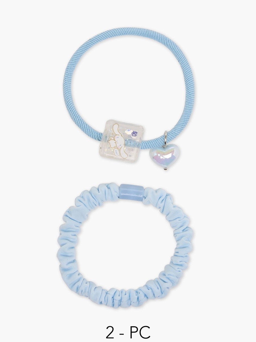 Pack of 2 Hair Scrunchie with Embellishment