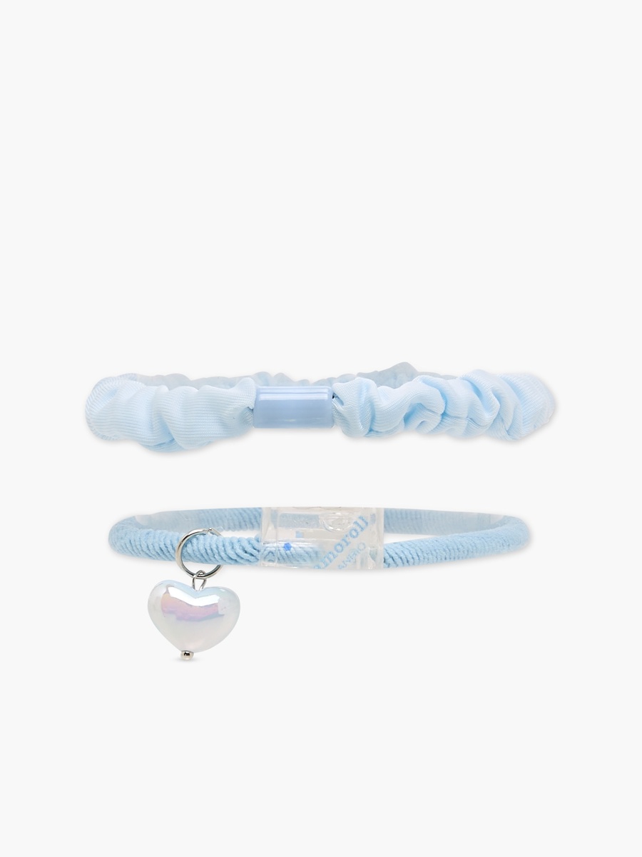 Pack of 2 Hair Scrunchie with Embellishment