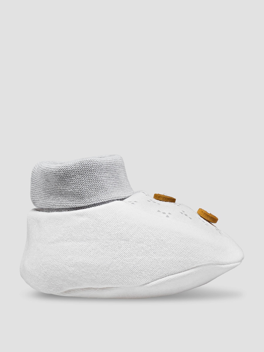 Booties with Dot Print