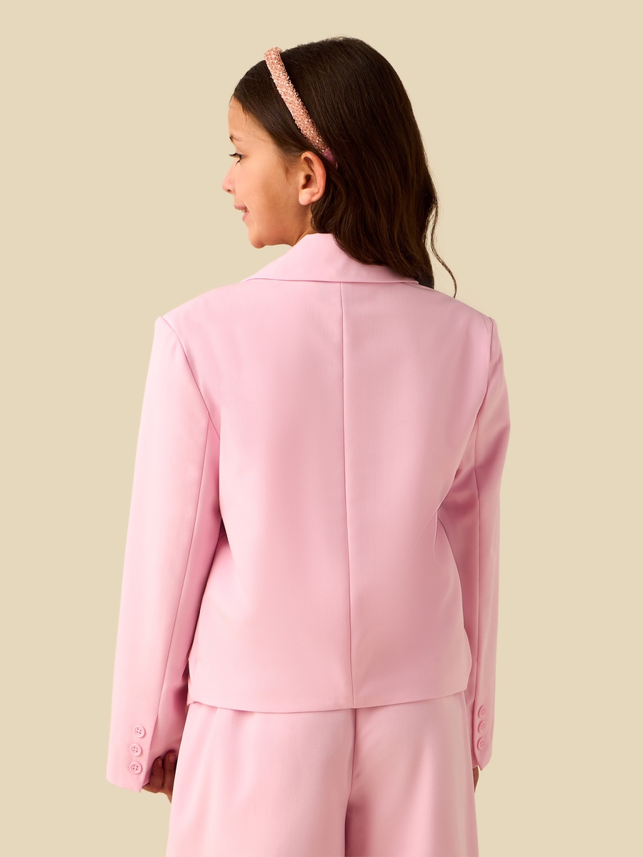 Embellished Blazer with Notch Lapel