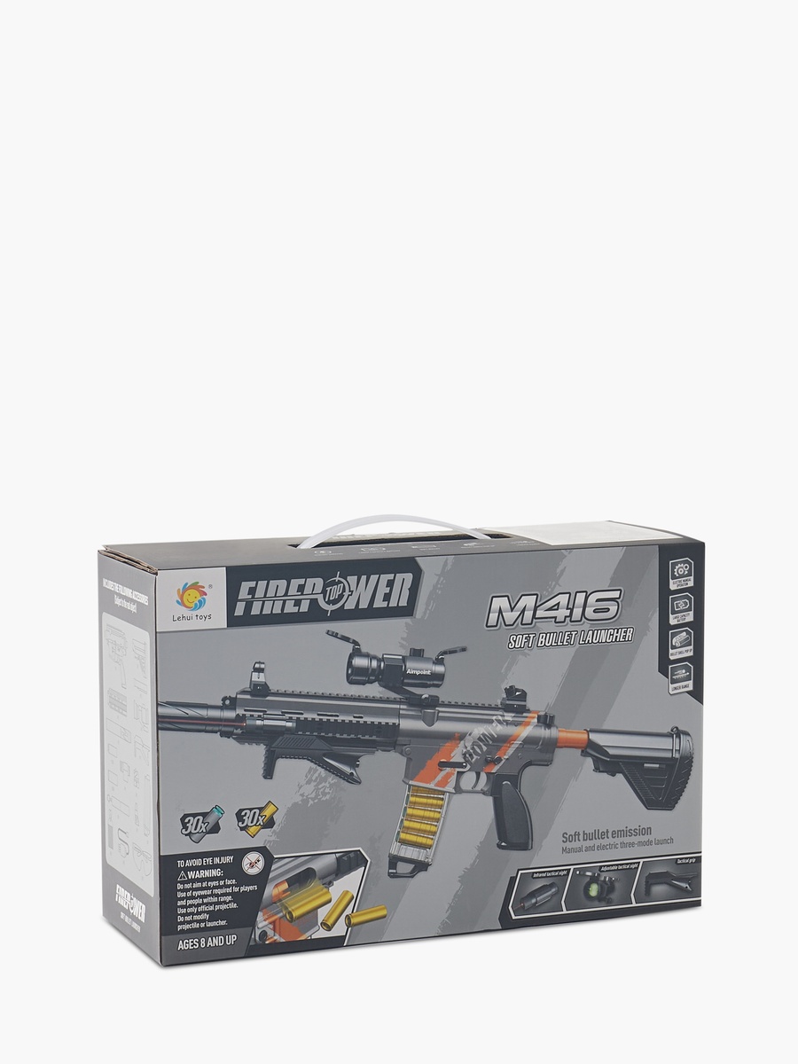 Firepower M416 Soft Bullet Launcher Gun Playset
