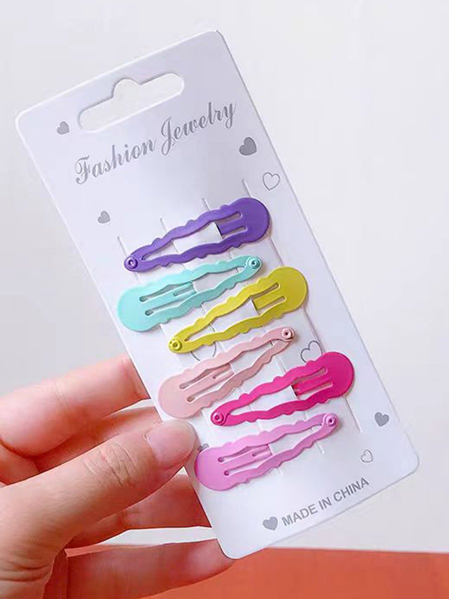 Pack of 6 - Star Hair Clips