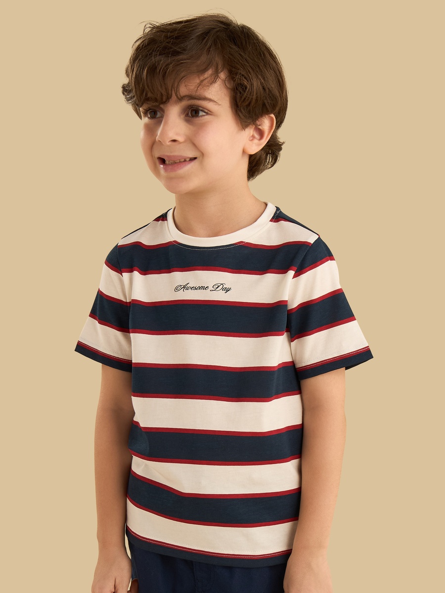 Striped Cotton T-Shirt