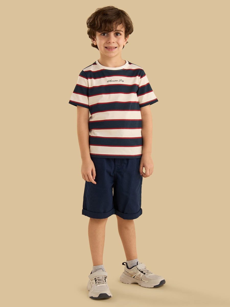 Striped Cotton T-Shirt