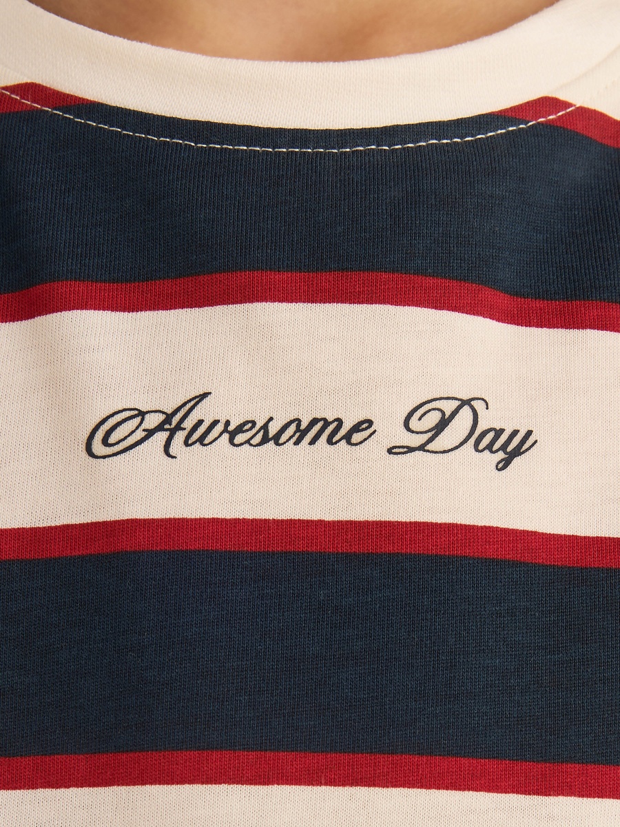 Striped Cotton T-Shirt