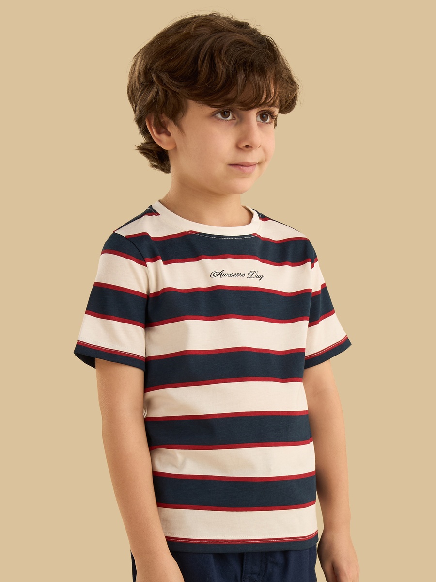 Striped Cotton T-Shirt