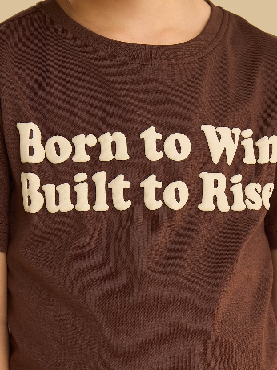 Slogan Print T-Shirt