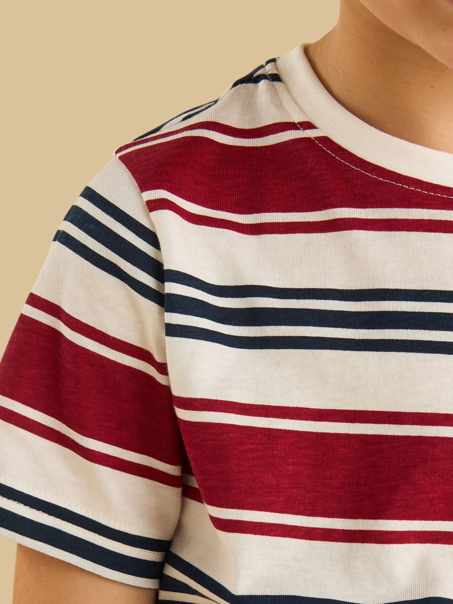 Striped Cotton T-Shirt