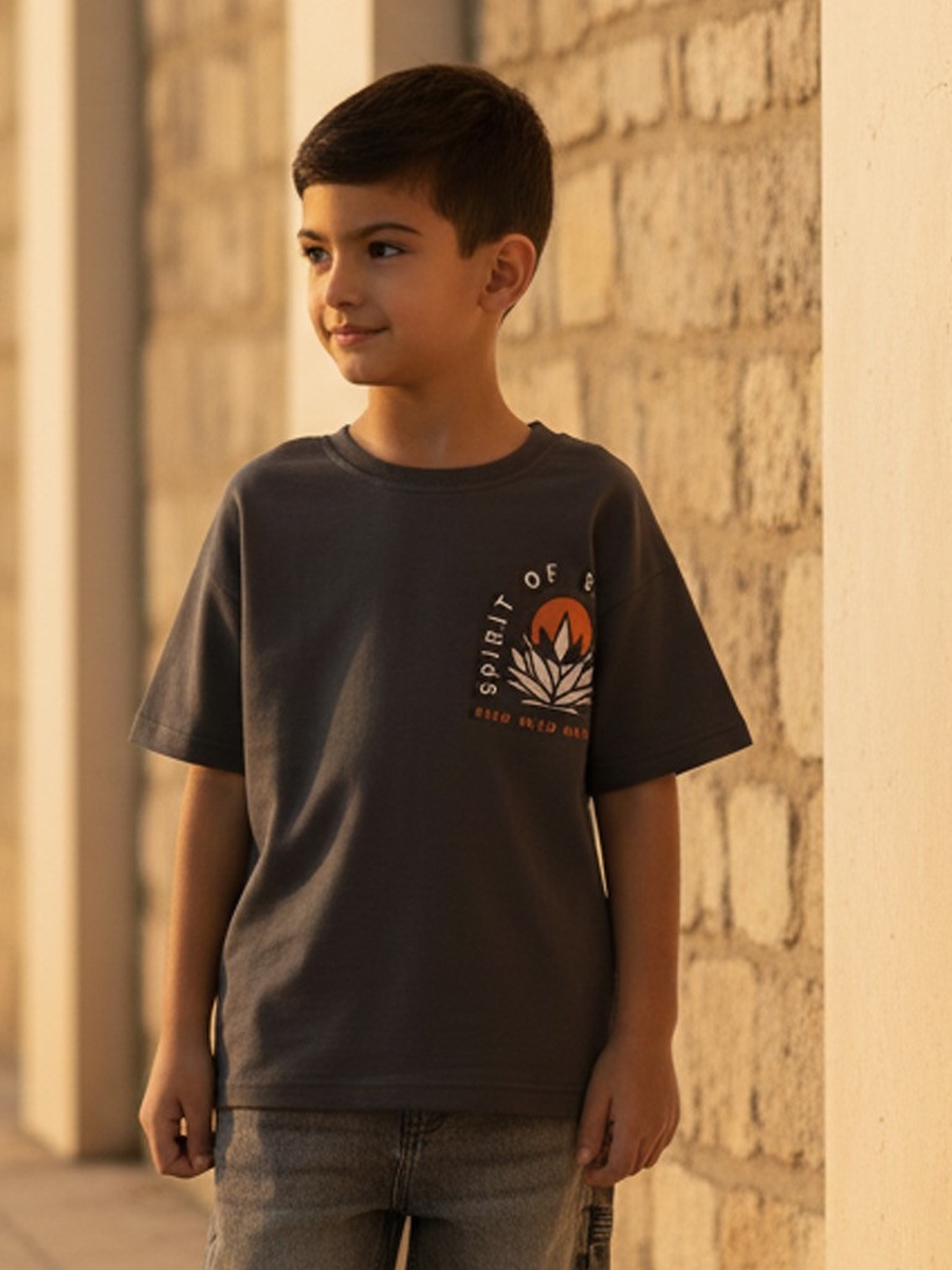 Graphic Print Cotton T-Shirt