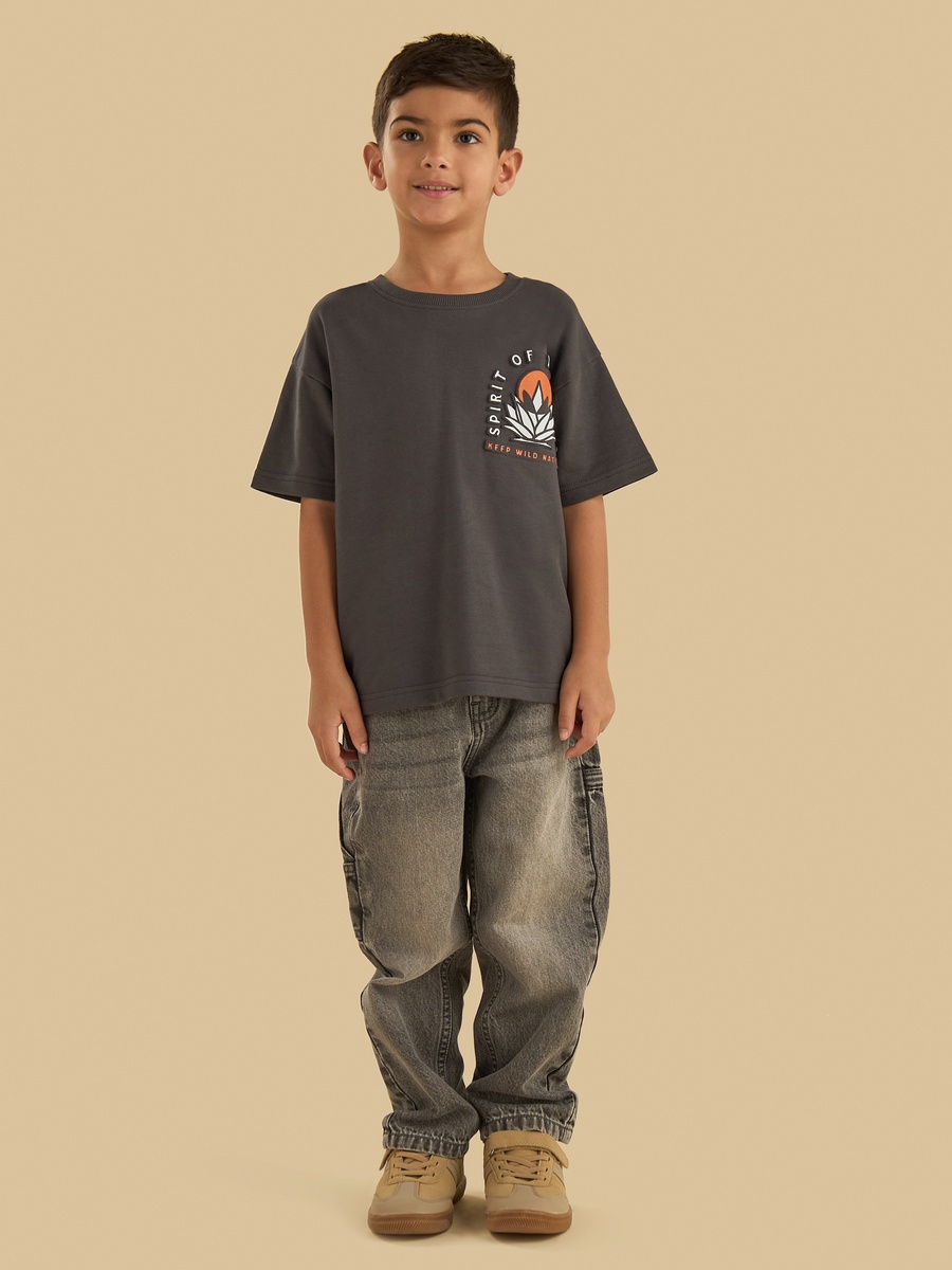 Graphic Print Cotton T-Shirt