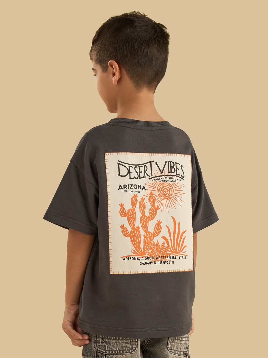 Graphic Print Cotton T-Shirt