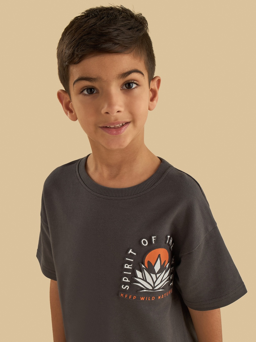Graphic Print Cotton T-Shirt