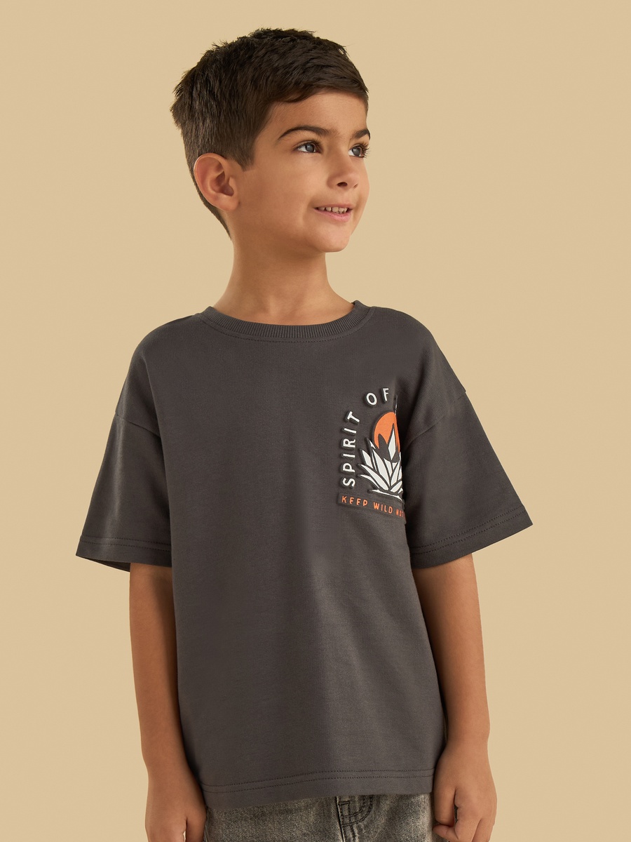 Graphic Print Cotton T-Shirt