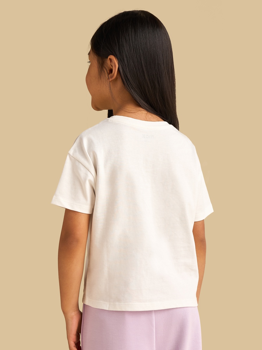 Anime Girl Print Cotton Boxy T-Shirt