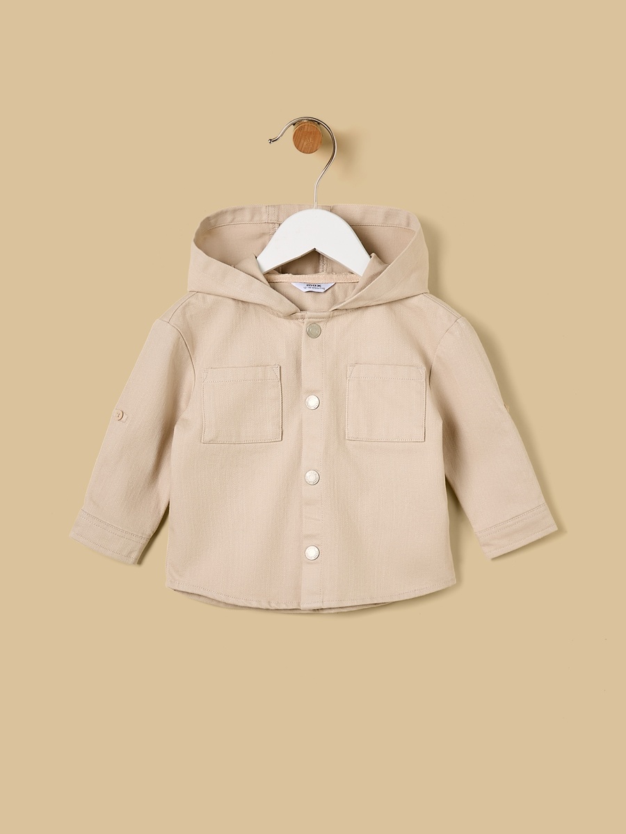 Hooded Twill Shacket
