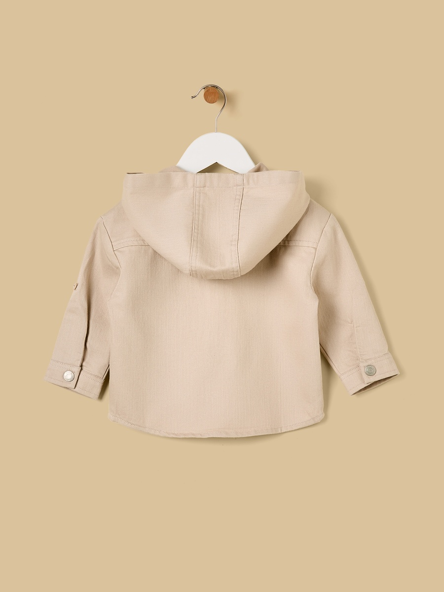 Hooded Twill Shacket