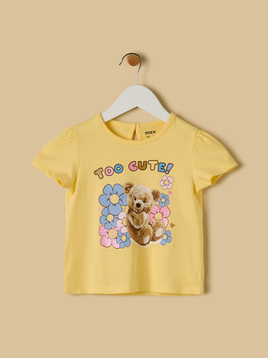 Graphic Print Cotton Top