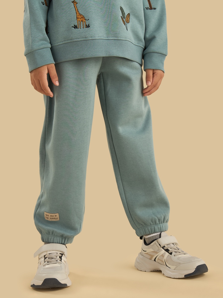 Embroidered Sweatshirt and Joggers Set