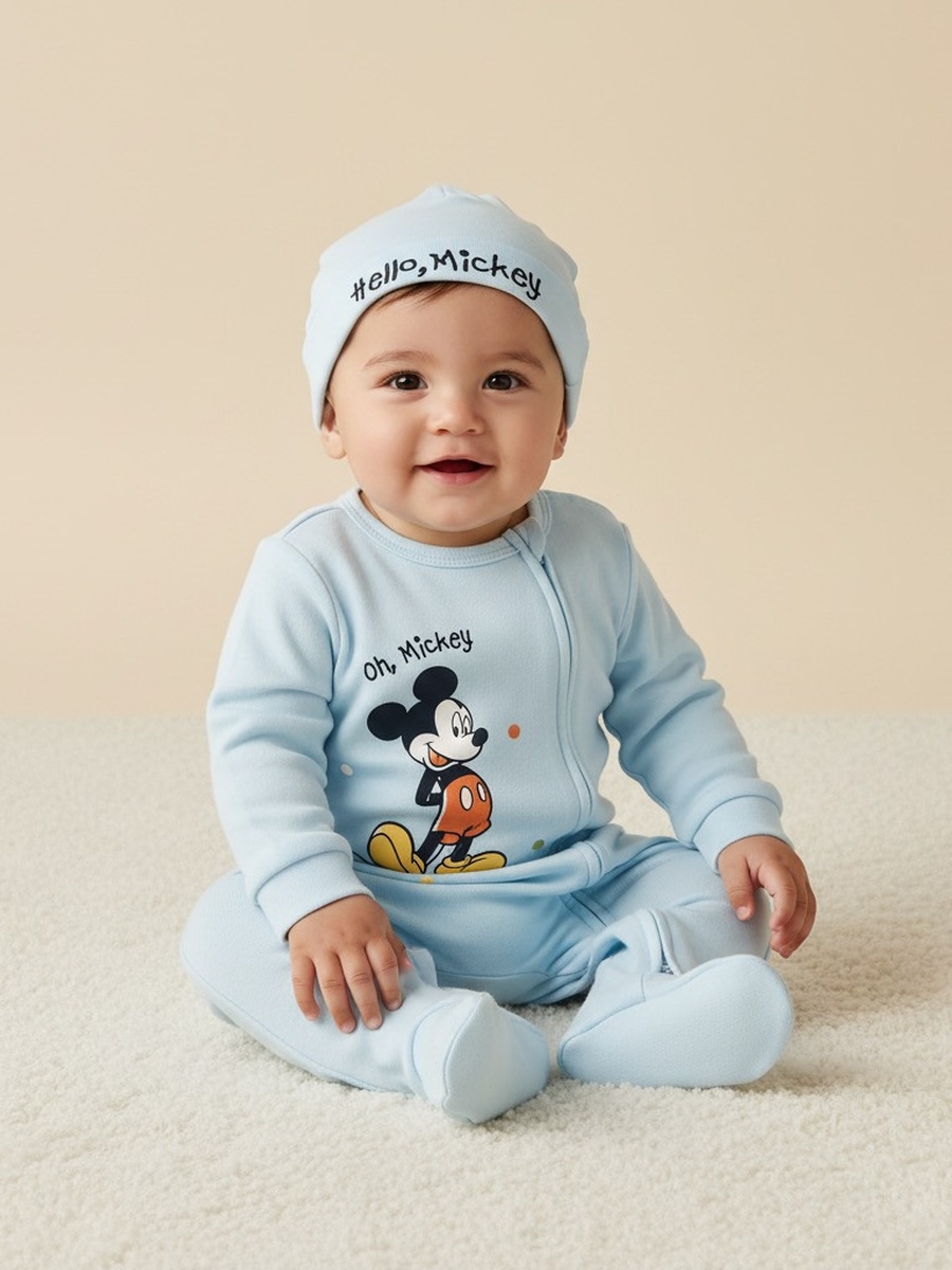 Mickey Mouse Print 5-Piece Clothing Set