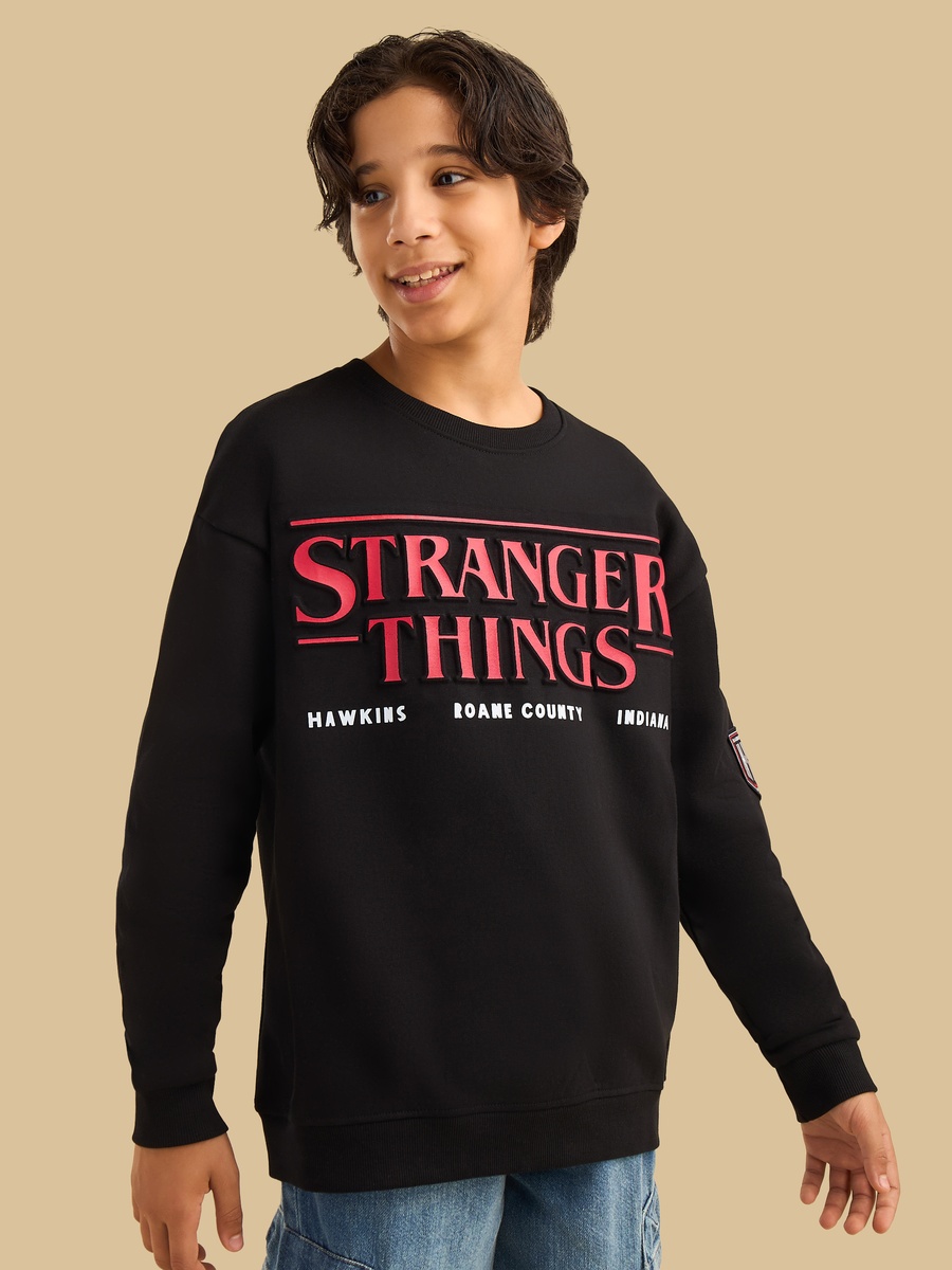Stranger Things Print Sweatshirt