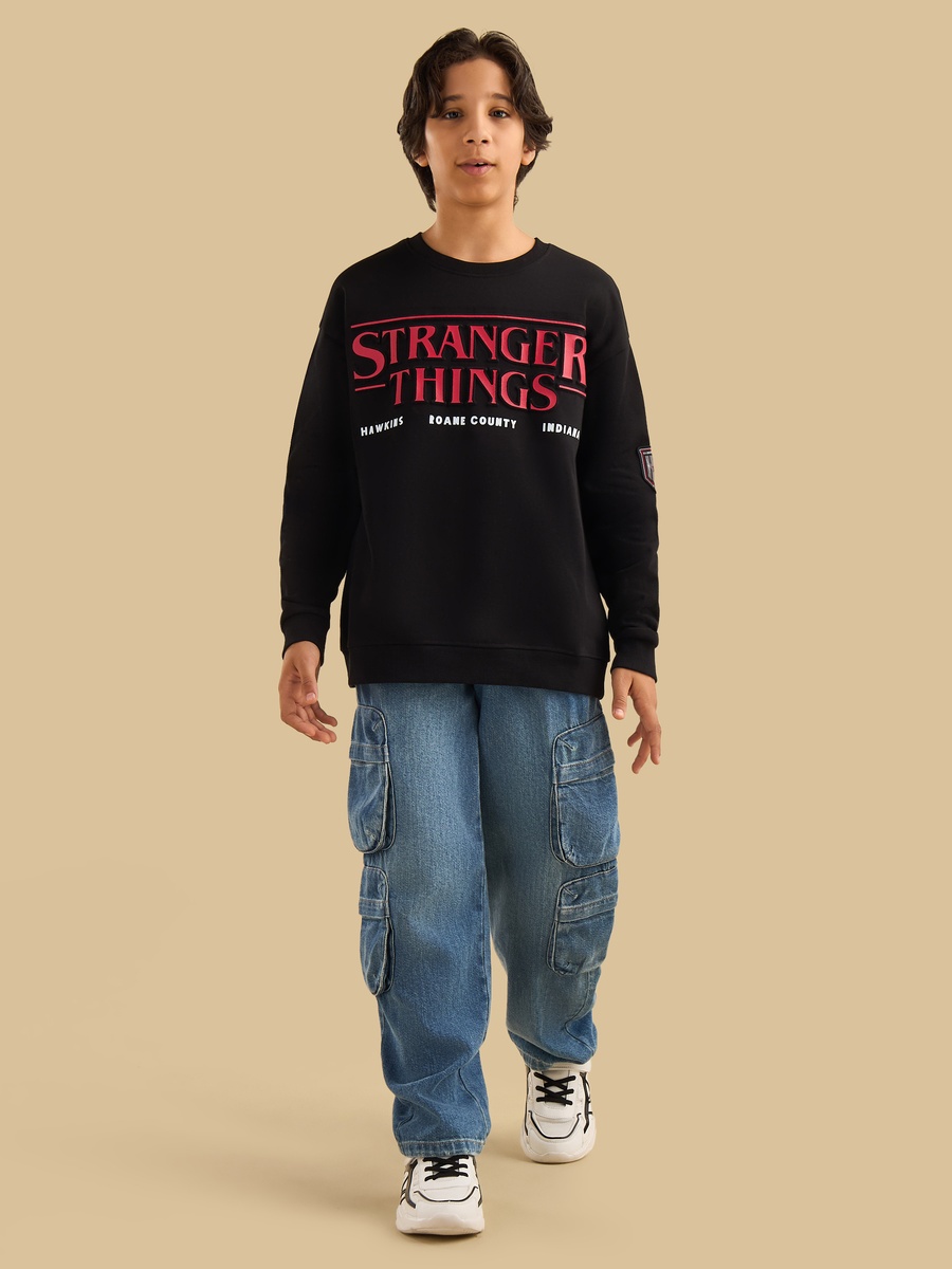 Stranger Things Print Sweatshirt