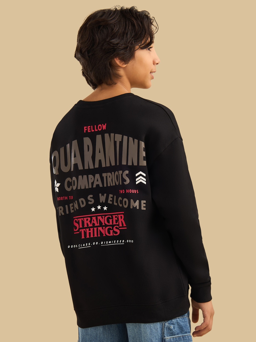 Stranger Things Print Sweatshirt