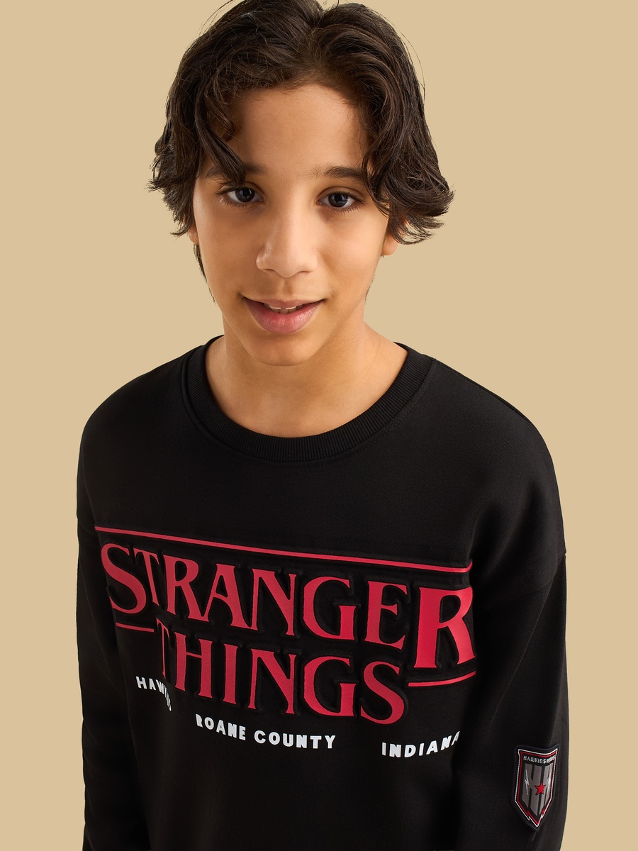 Stranger Things Print Sweatshirt