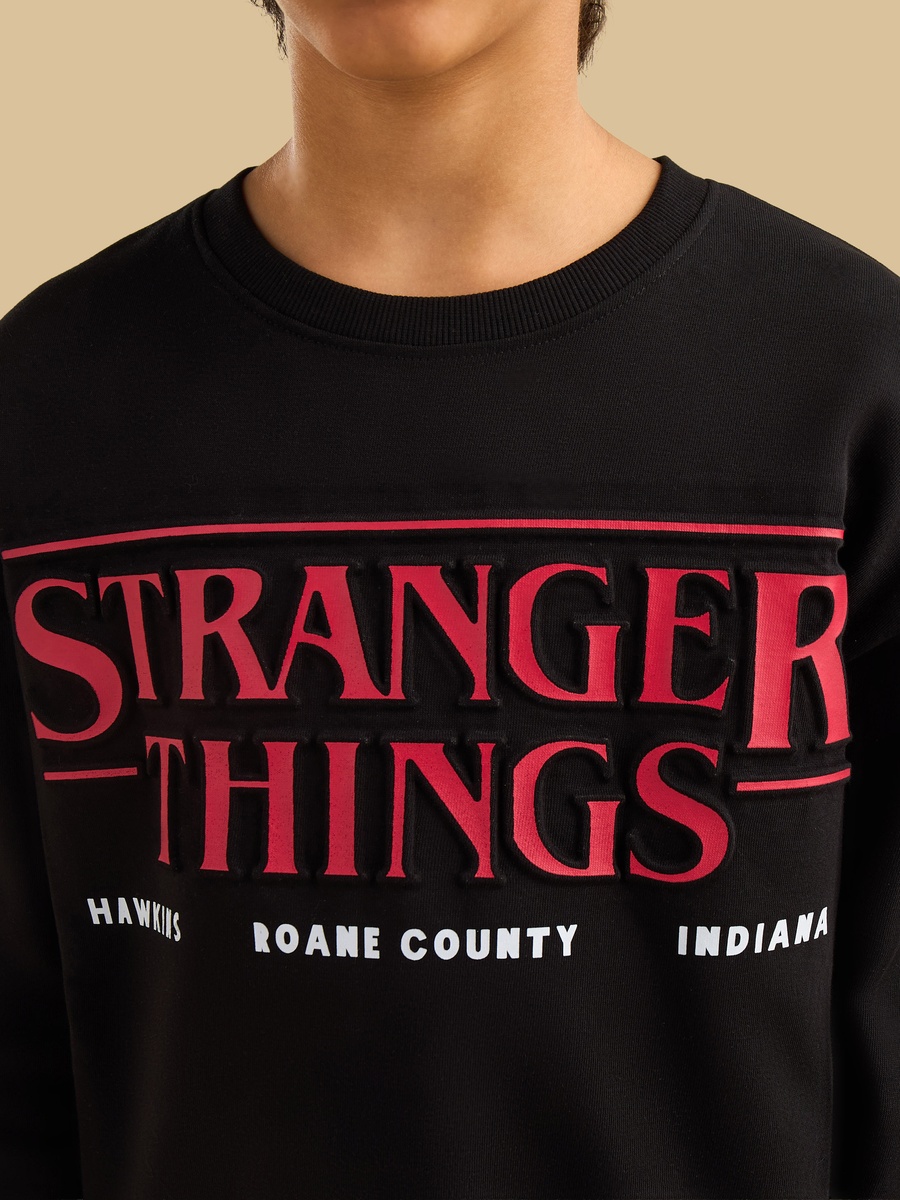 Stranger Things Print Sweatshirt