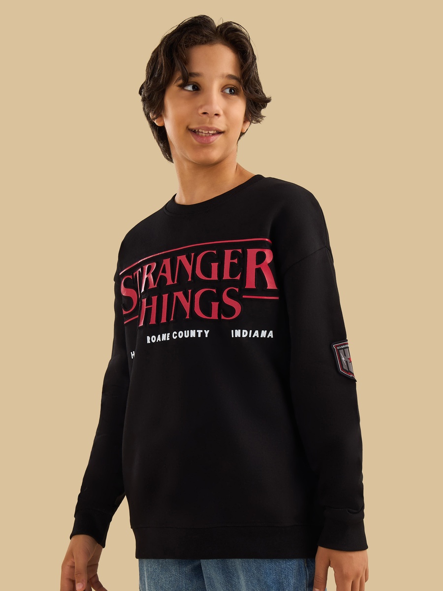 Stranger Things Print Sweatshirt