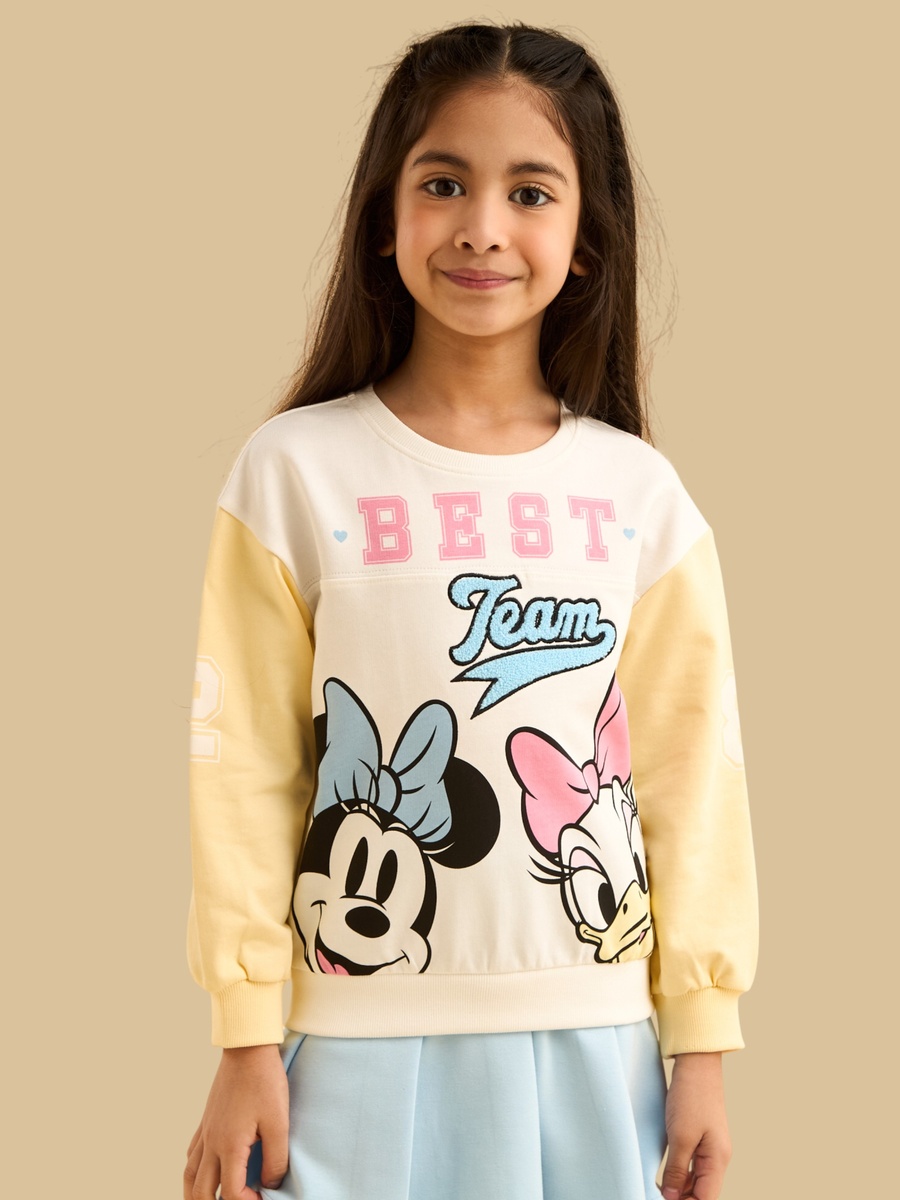 Minnie Mouse and Daisy Duck Print Sweatshirt