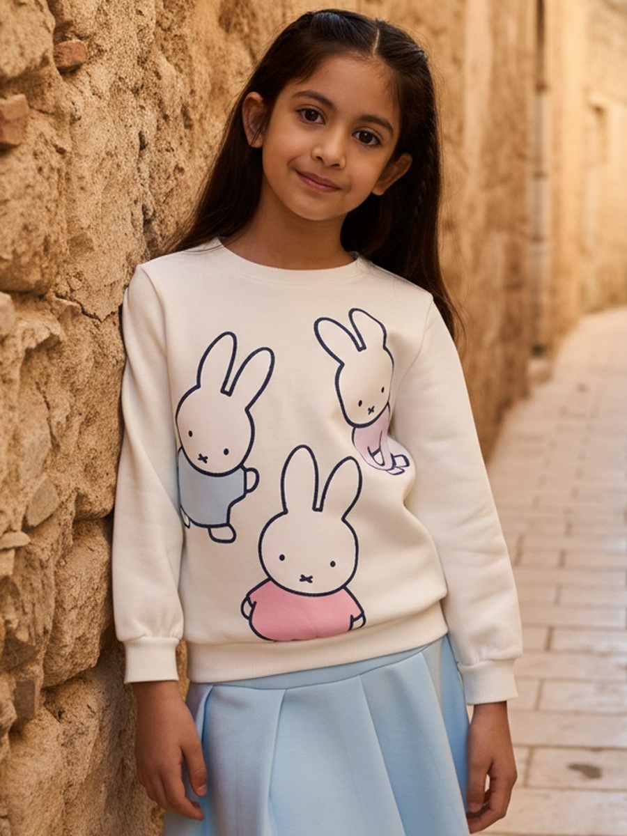 Stitch Print Sweatshirt