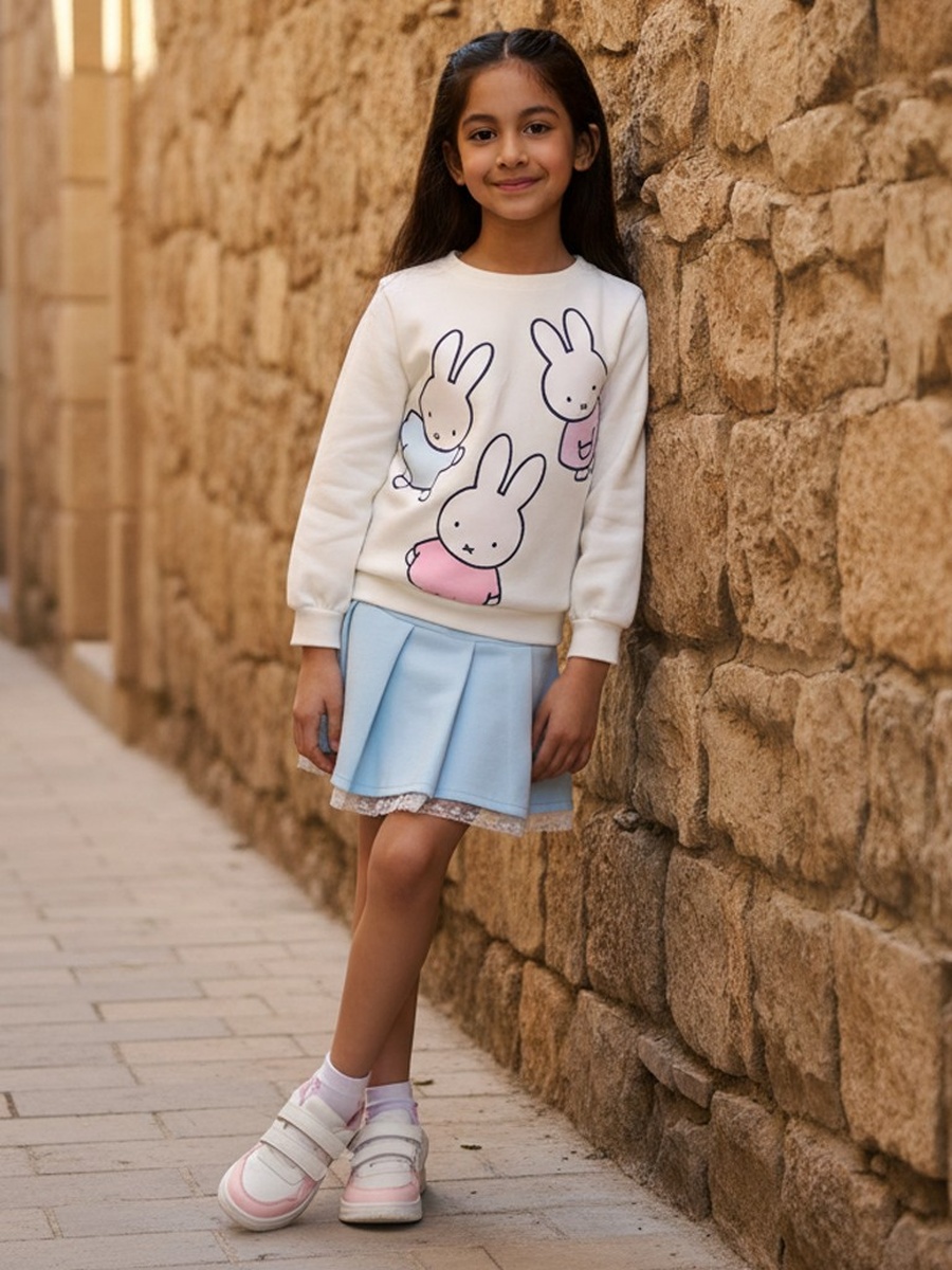 Stitch Print Sweatshirt