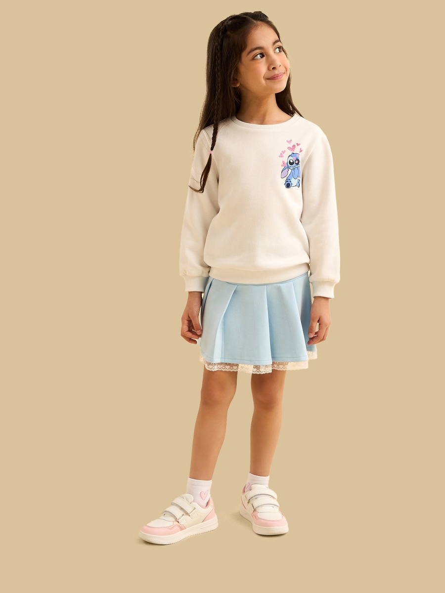 Stitch Print Sweatshirt