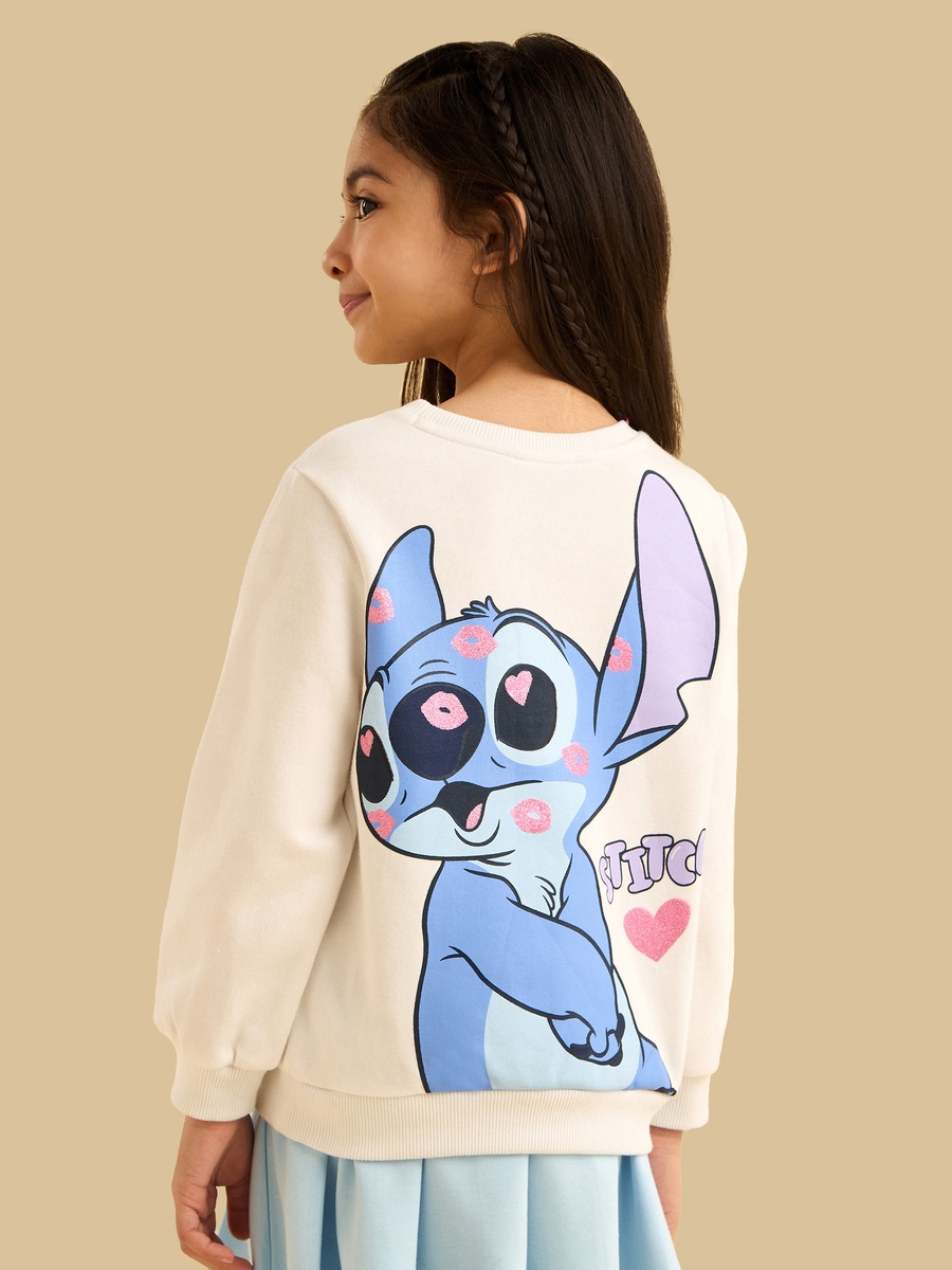 Stitch Print Sweatshirt