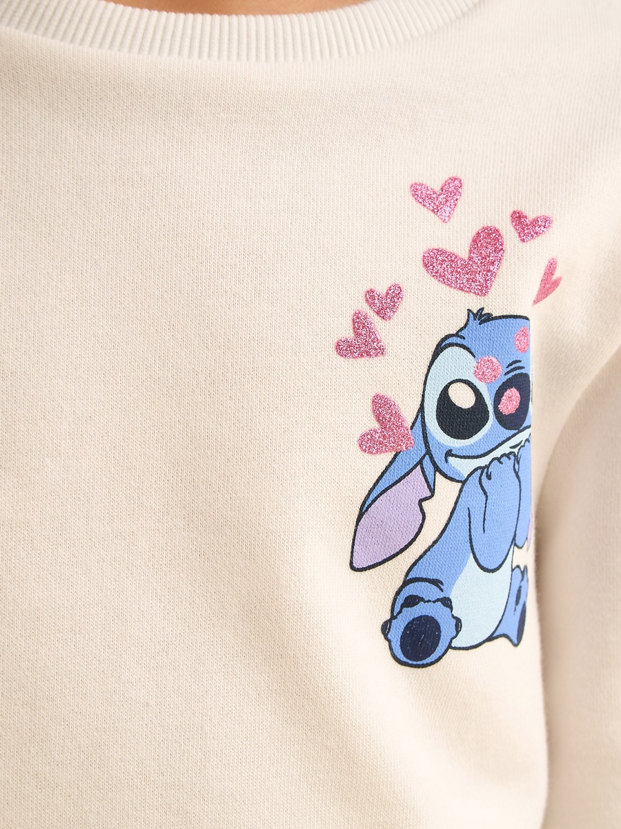 Stitch Print Sweatshirt