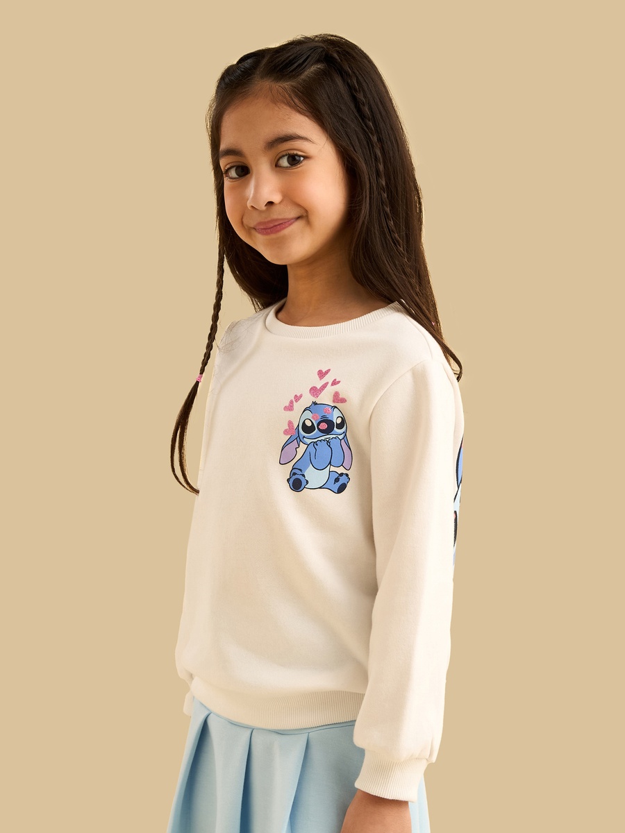 Stitch Print Sweatshirt